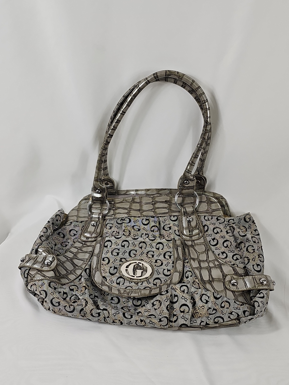 Guess Patterned Shoulder Bag